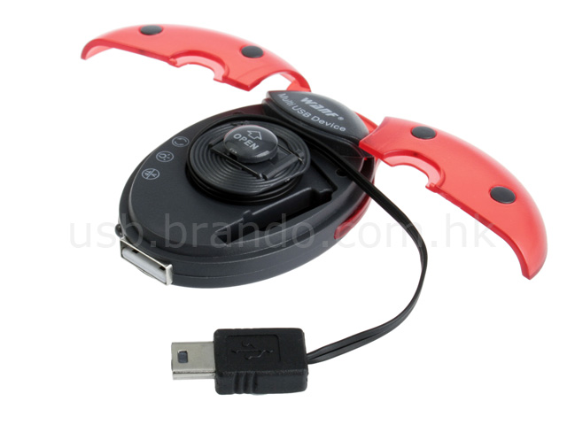 3-in-1 Ladybug MicroSD Card Reader