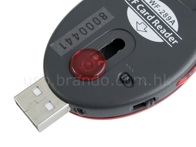 3-in-1 Ladybug MicroSD Card Reader