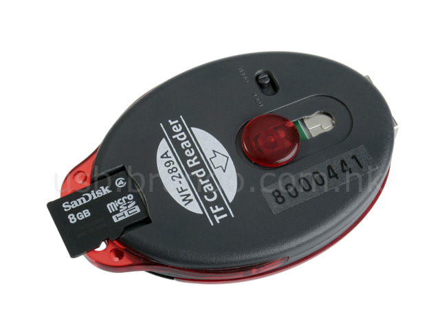 3-in-1 Ladybug MicroSD Card Reader