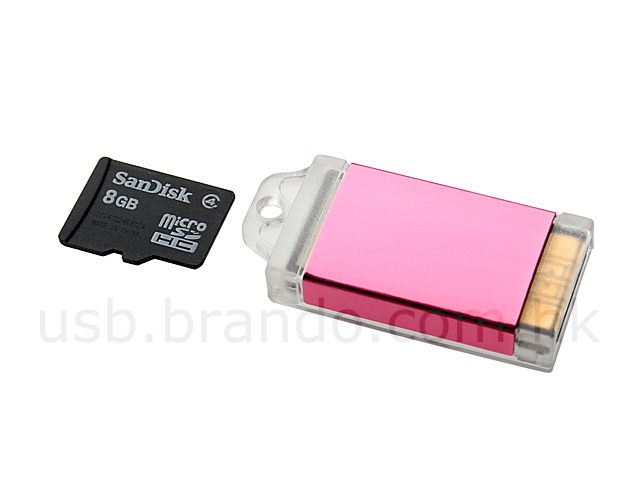 USB Tiny Retractable MicroSD Card Reader