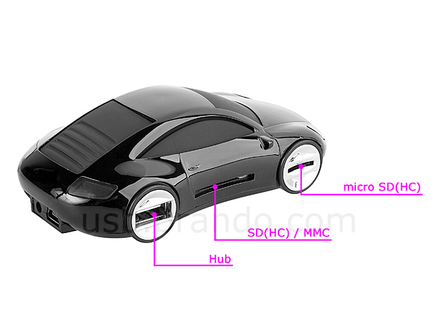 USB Car Card Reader Combo