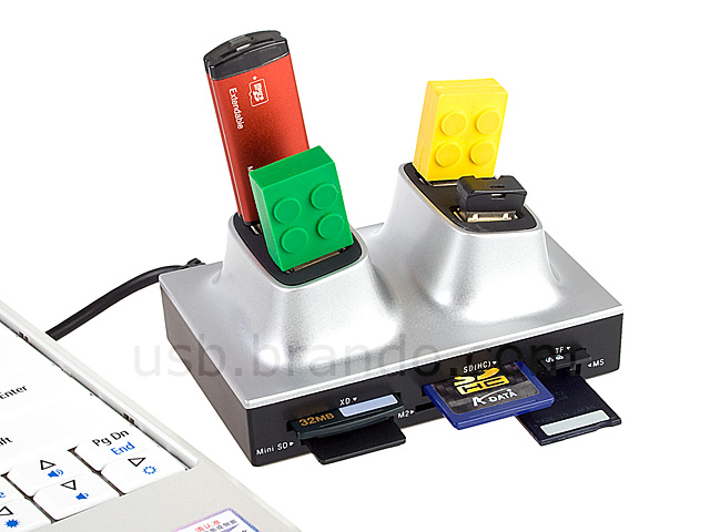 3-in-1 USB Multi-card Reader