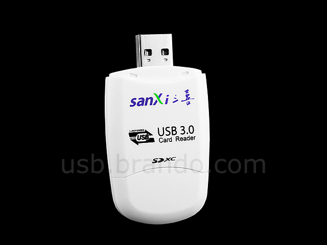 USB 3.0 SD(XC) + micro SD(XC) Card Reader