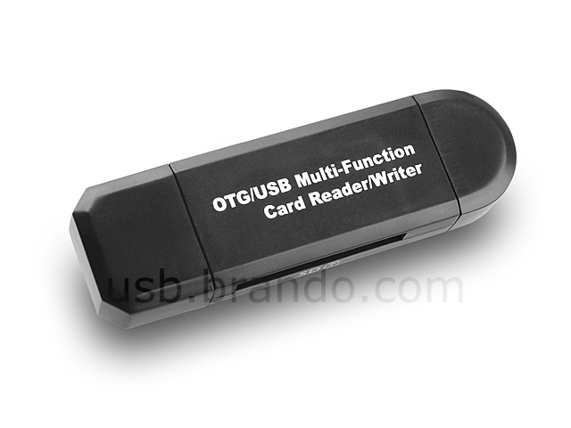 microUSB 2-in-1 OTG SD/micro SD Card Reader