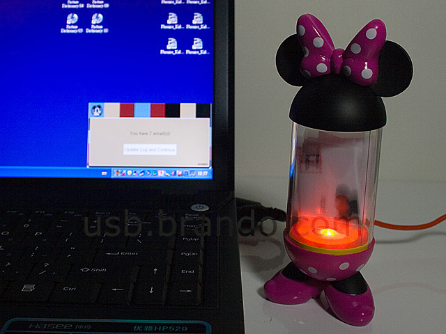 Disney Minnie USB Email Alert