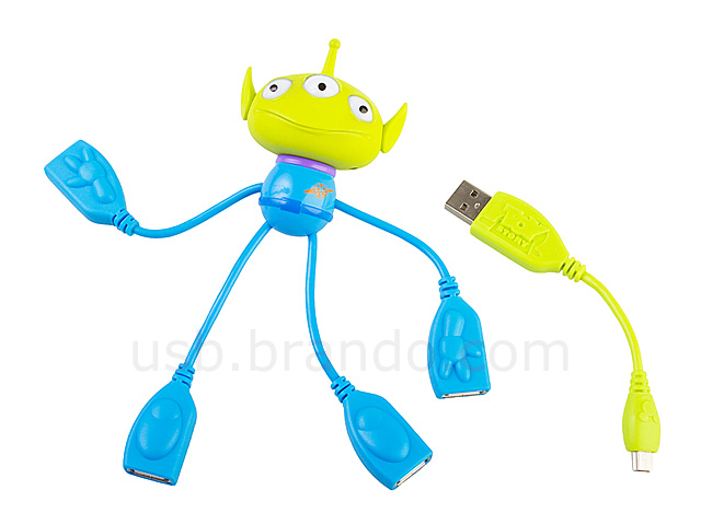 Disney Alien USB 4-Port Hub Cable