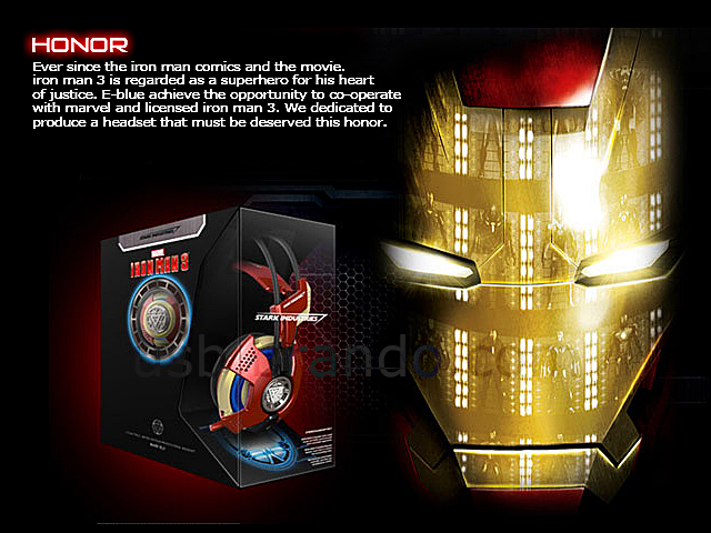 E-BLUE MARVEL IRON MAN 3 Edition Gaming Headset