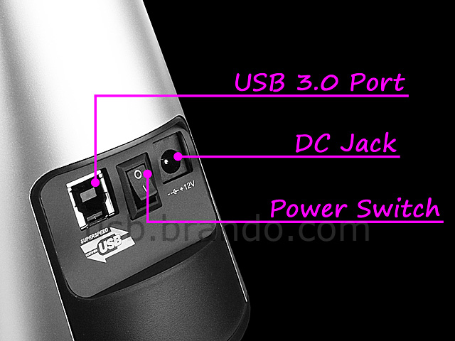 Connectland USB 3.0 SATA HDD Dock with One Touch Backup