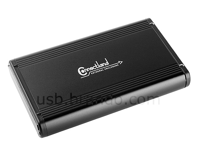 Connectland USB 3.0 3.5" SATA HDD Enclosure with One Touch Backup