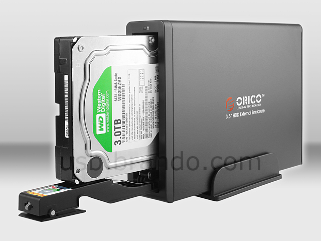 ORICO USB 3.0 3.5" SATA HDD Enclosure (USB 3.0 + eSATA)