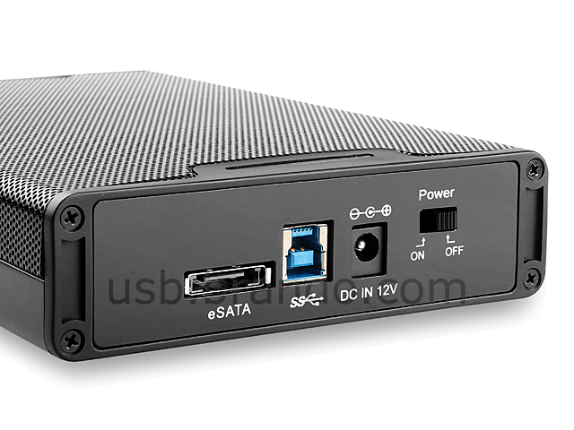 Tool-Less USB 3.0 3.5" SATA HDD Enclosure (USB 3.0 + eSATA)