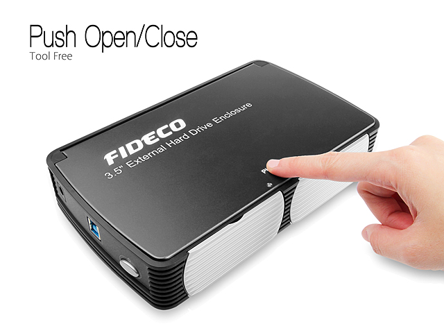 FIDECO USB 3.0 3.5" SATA HDD Enclosure