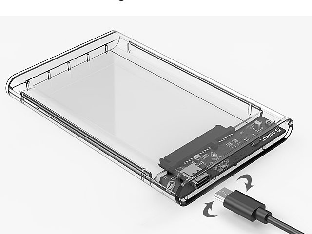 ORICO 2139C3 2.5" Transparent Type-C SATA HDD Enclosure