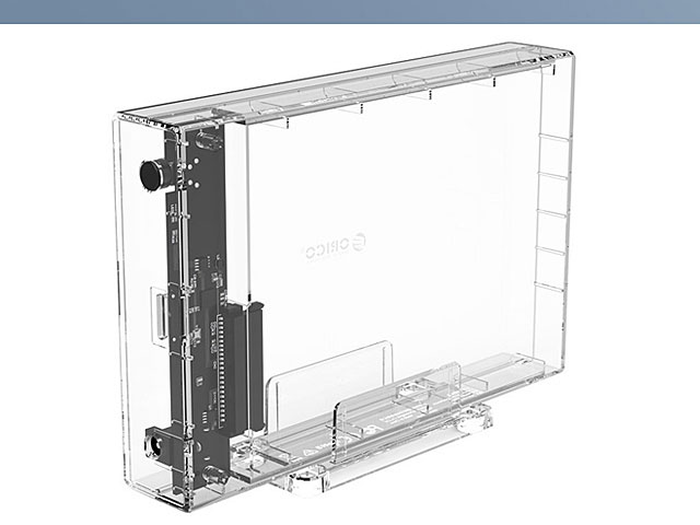 ORICO Transparent USB 3.0 3.5" SATA HDD Enclosure with Stand