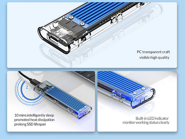 ORICO NVMe M.2 SSD Enclosure (10Gbps)