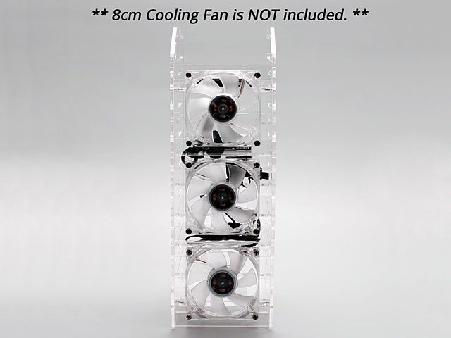 DIY Hanging Hard Drive Cage with Cooling Fan (8 Bays)