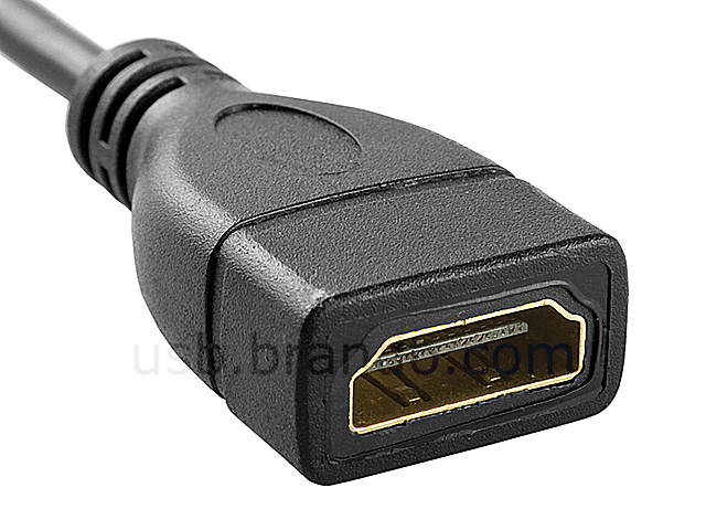 Micro HDMI Type D Male to HDMI Female Cable