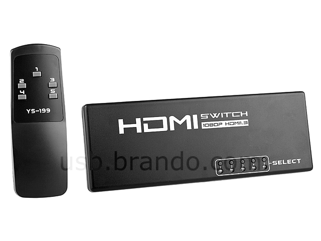 5 in 1 out HDMI Switch