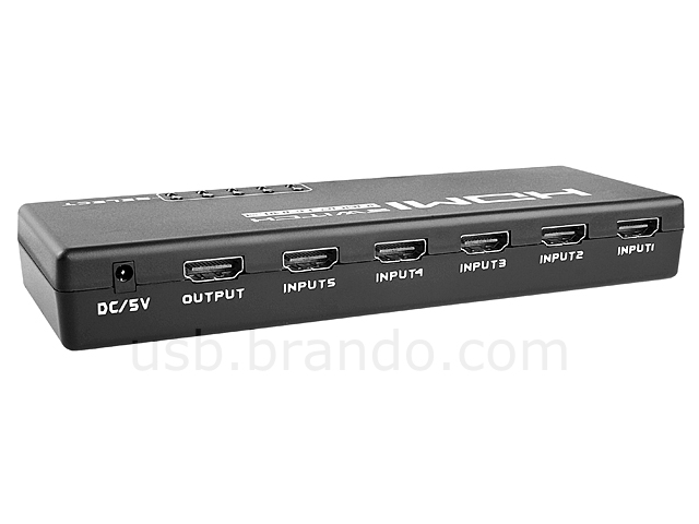 5 in 1 out HDMI Switch