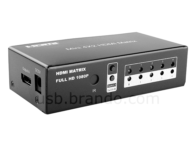 HDMI Switch Matrix (4 in 2 out)
