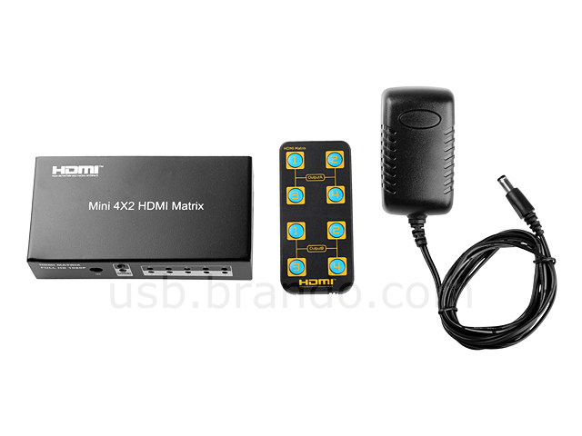 HDMI Switch Matrix (4 in 2 out)