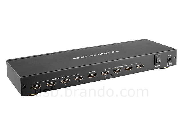 1 in 8 out HDMI Splitter