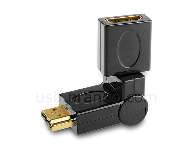 360° x 180° HDMI Female to HDMI Male Adapter