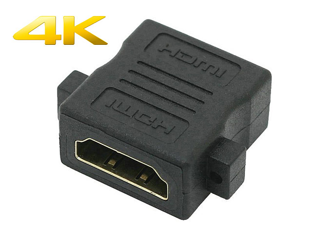 HDMI Female to HDMI Female Cable with Screw Hole (Support 4K x 2K)