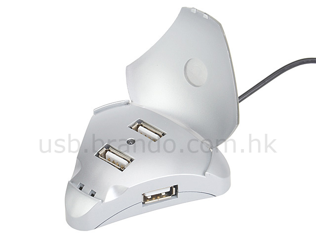 USB 2.0 4-port Hub With Cover