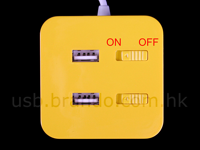 USB Cube Hub with On/Off Switches
