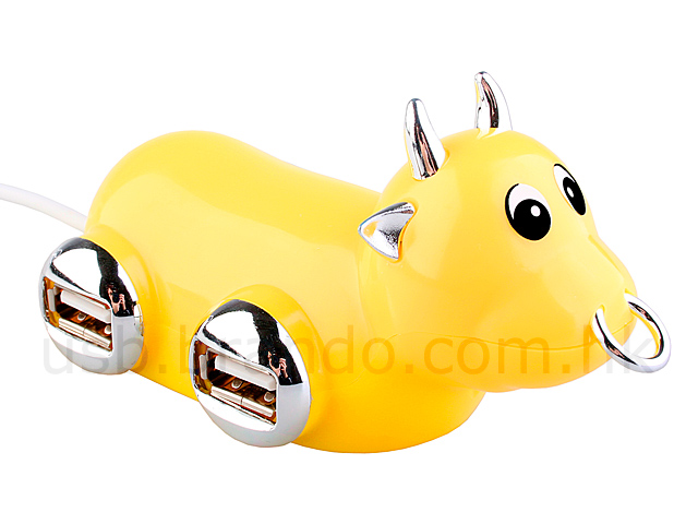 USB Moo Bull 4-Port Hub