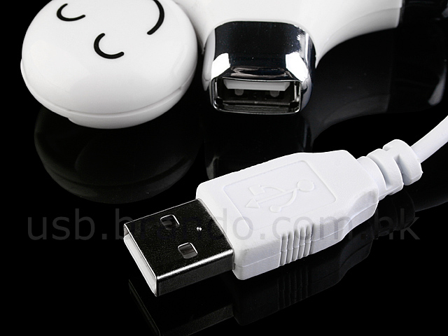 USB Happy-Kid 4-Port Hub + Memo Clip
