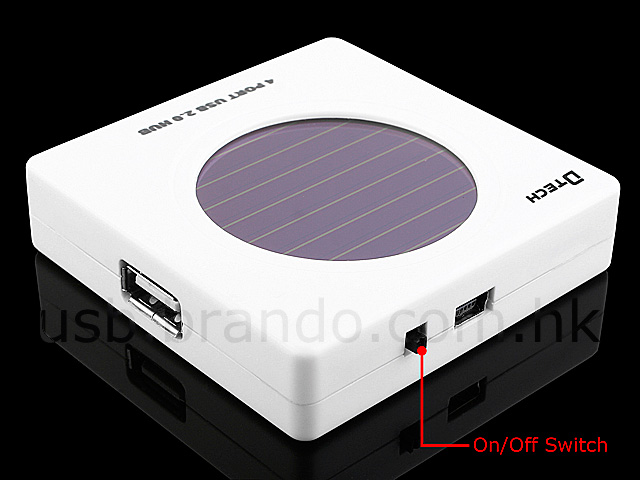 USB Solar Charging 4-Port Hub