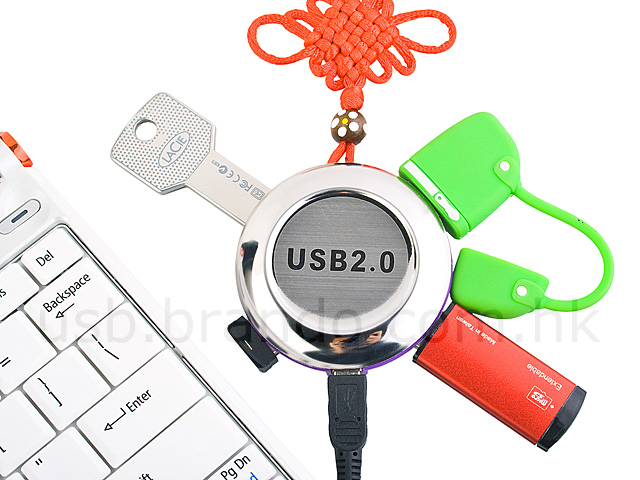 USB Chinese Macrame 4-Port Hub