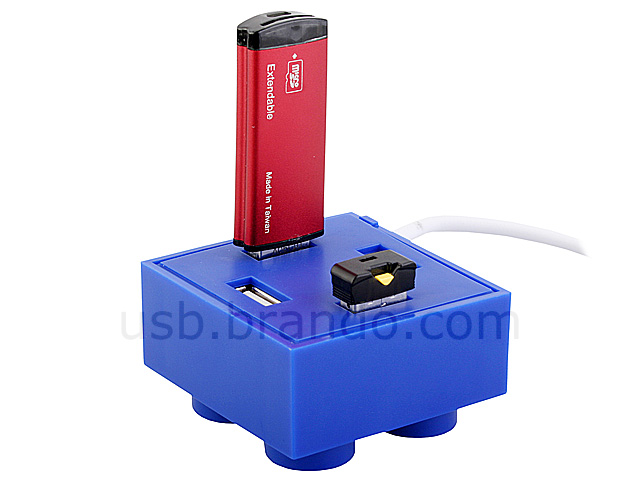 USB Brick 4-Port Hub