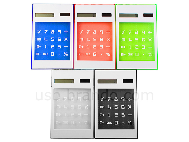 USB 4-Port Hub with Solar Calculator