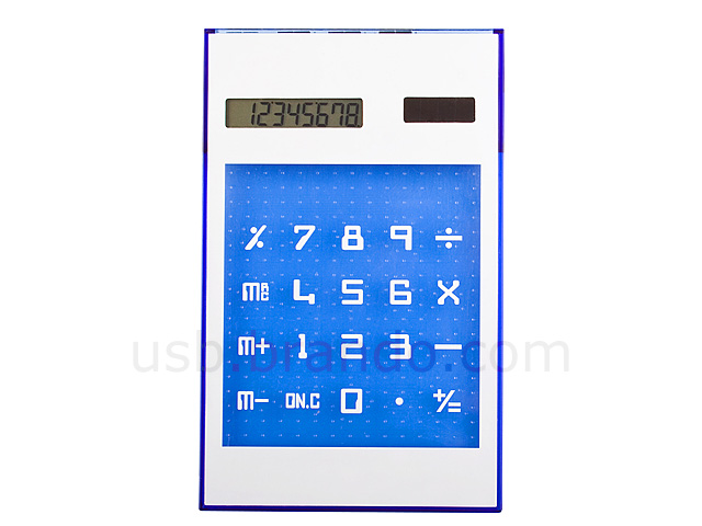 USB 4-Port Hub with Solar Calculator