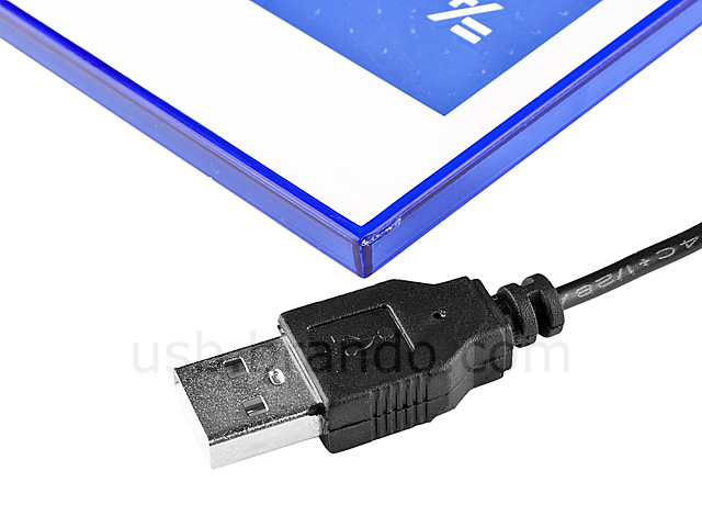 USB 4-Port Hub with Solar Calculator