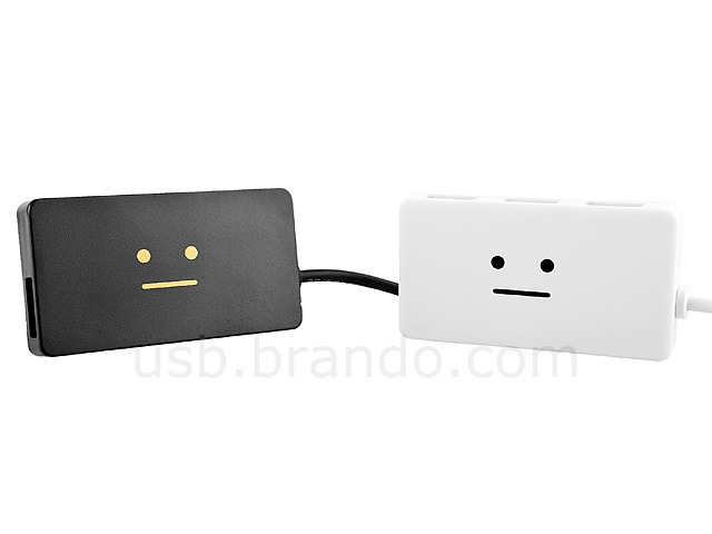 USB Smiling Face 4-Port Hub