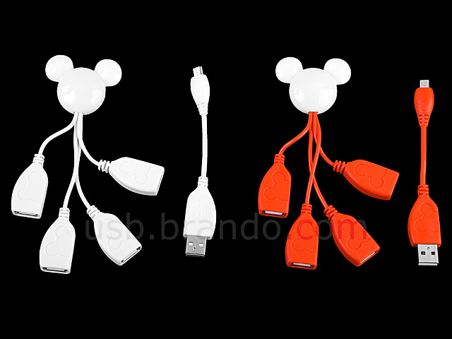 Disney Mickey USB 4-Port Hub Cable