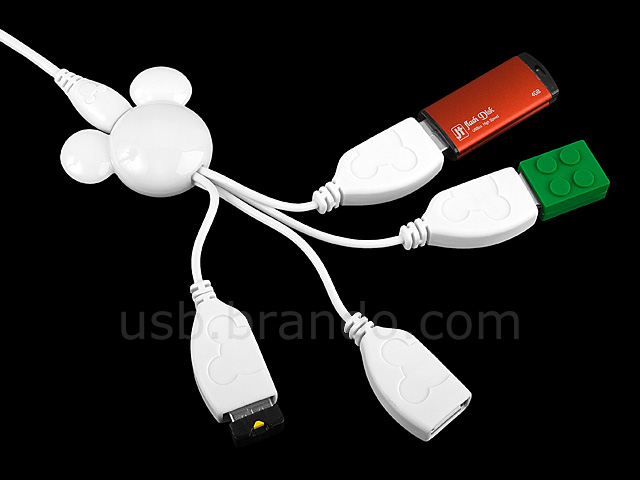 Disney Mickey USB 4-Port Hub Cable