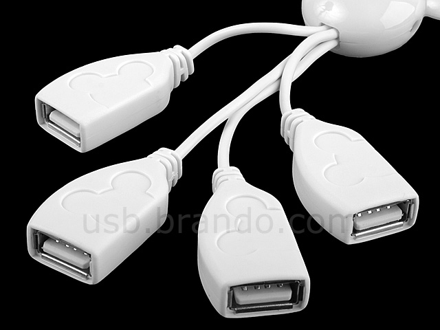 Disney Mickey USB 4-Port Hub Cable