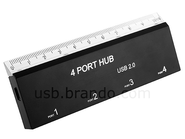 USB Ruler 4-Port Hub