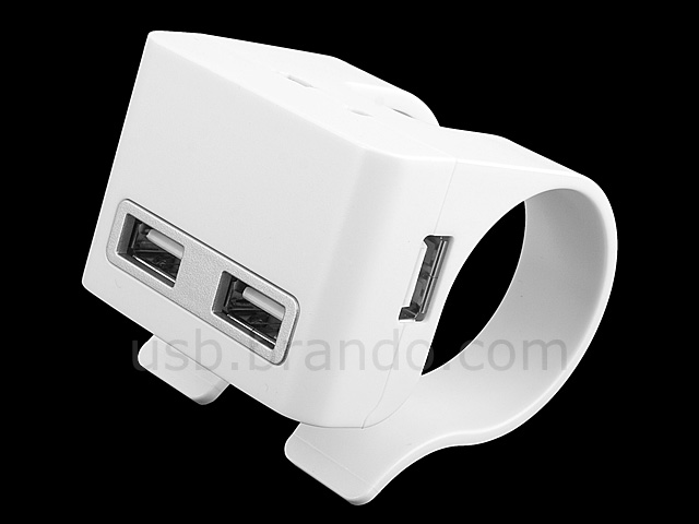 USB Clip-On 4-Port Hub