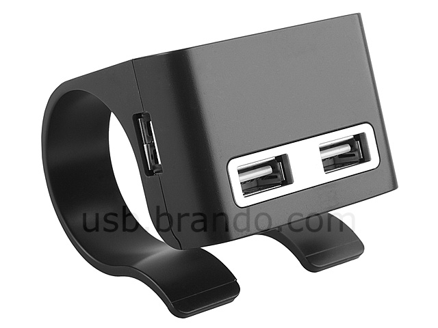 USB Clip-On 4-Port Hub