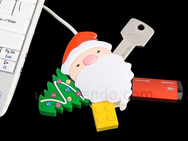 USB Santa 4-Port Hub