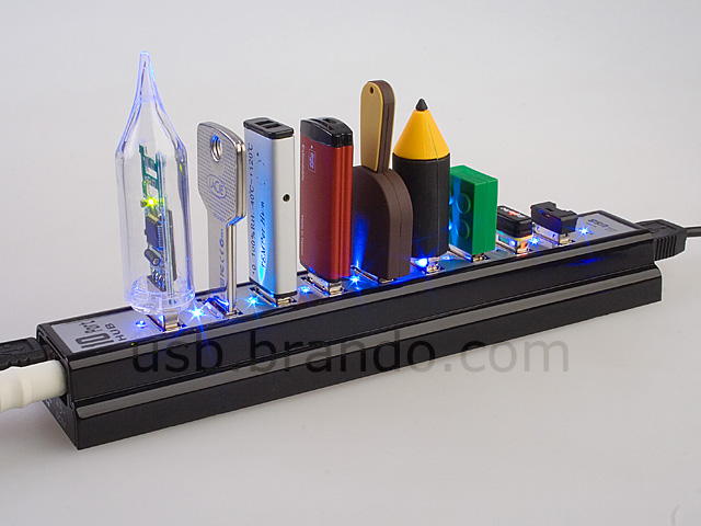 10-Port USB Hub Bar