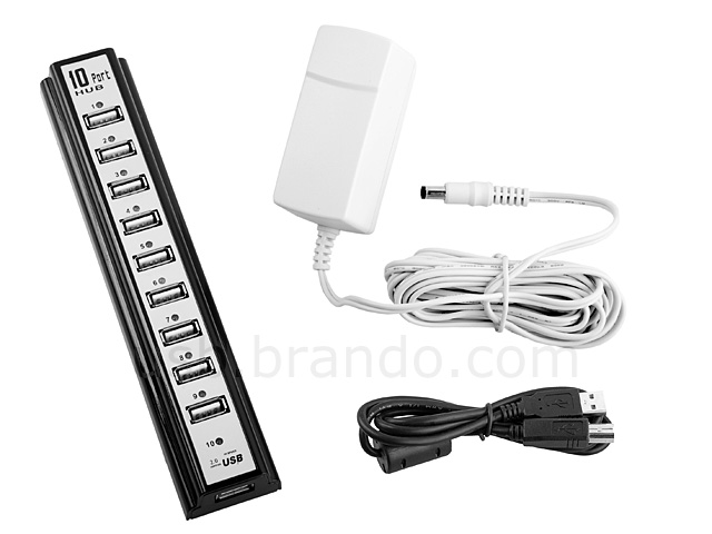 10-Port USB Hub Bar