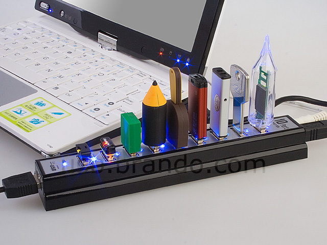 10-Port USB Hub Bar