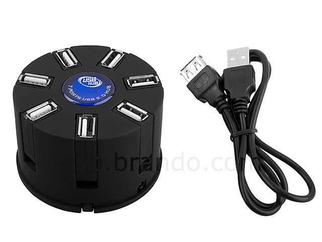 USB Cyclone 7-Port Hub